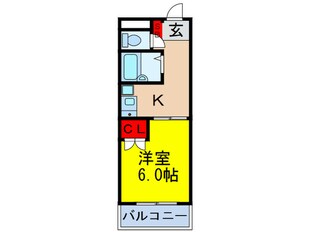 チェリ－ハイツの物件間取画像